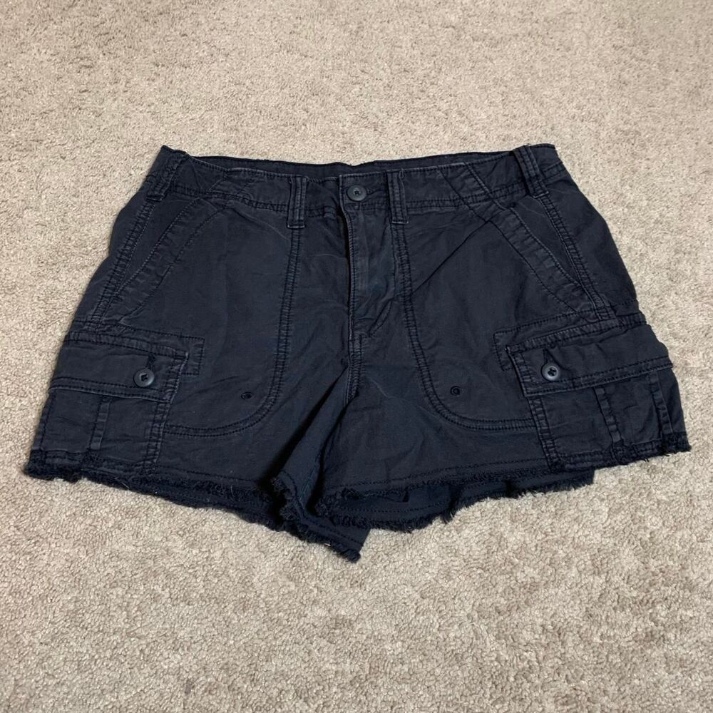 American-eagle Women's Black and Navy Shorts